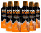 Rock Face Antiperspirant Deodorant for Men - Impact Ginger & Amber Scent, 200ml Spray, 48 Hour Protection, Non-Staining, Multipack of 6