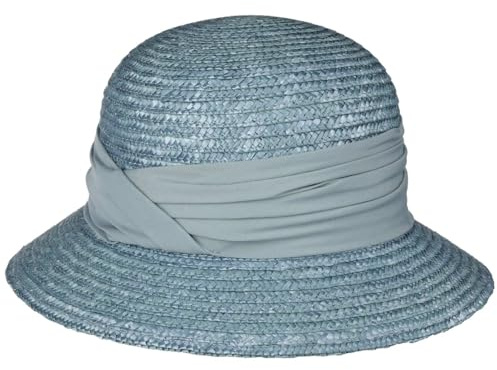 Seeberger Minalea Strohhut Glockenhut Sonnenhut Sommerhut Damenhut Damen - Frühling-Sommer Sommer - One Size hellblau