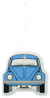 BRISA VW Collection - Volkswagen Luft-Erfrischer, Duft-Spender, Duft-Baum fürs Auto/KFZ mit VW Käfer/Beetle Motiv (Blau/Fresh)