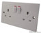 2-Gang Power Wall Plate 13A 250V White SOCKET TWIN SWITCHED