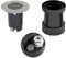 EVN LED-Boden-Einbauleuchte GU10 Hochvolt-Halogenlampe Edelstahl, Schwarz, Modern, Indoor, Outdoor, Bodenmontage, Touchsteuerung, Wasserfest, G-Umrüstung, 1 Stk.