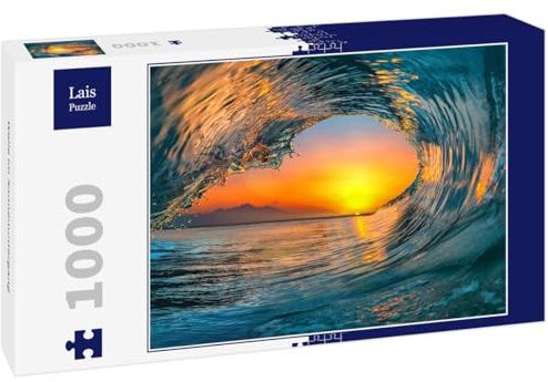 Lais Puzzle Welle im Sonnenuntergang 1000 Teile