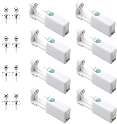 8 Piezas Perforador Oreja Desechables Piercing Oreja/Las Orejas Kit De Pistolas EstéRiles Para/Perforar Las Orejas Con Tachuelas Para NiñAs NiñOs Mujeres Hombres