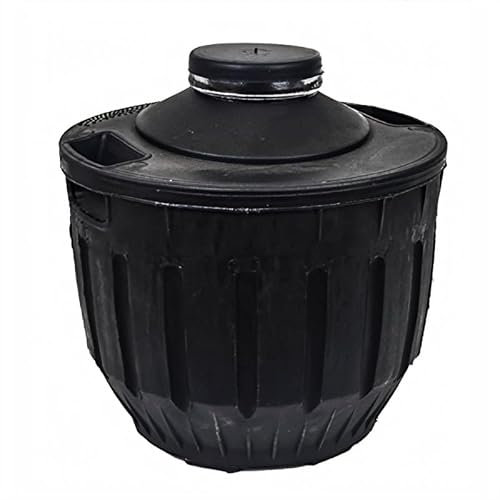 Evocalo Garrafa o Garrafón Cristal Soplado 8 litros Boca Ancha Recubierto de Plástico Negro Duro