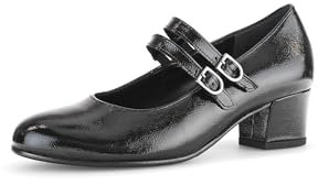 Gabor Damen Riemchen Pumps, Frauen Absatzschuhe,Moderate Mehrweite (G),stoeckelschuhe,Abendschuhe,Court Shoes,Mary-Jane,schwarz,39 EU / 6 UK