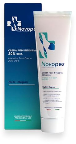 Novopes crema intensiva 20% urea, piedi e talloni screpolati, prodotto italiano