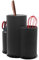 WYYFXY® Bloc à couteaux 3 en 1 sans couteaux, porte-ustensiles de cuisine, noir, bloc à couteaux non équipé - Convient pour tous les couteaux de cuisine