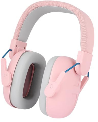 AOOWU Cuffie Antirumore Bambini, SNR25dB Cuffie Cuffie Comode Pieghevoli Regolabili, Cuffie Insonorizzanti Attenua Rumori e Protegge L’Udito, per Proteggi i Tuoi Bambini Ambienti Rumorosi
