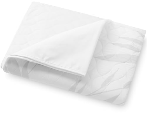 Get Trend Bambou Incontinence Drap de Lit 135 x 90 cm, Double Imperméable Protege Matelas avec Ailes Latérales, Matelassé Housse Protection Matelas, Réutilisable Alese Lavable Adult Enfant (Double)