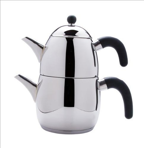 Schillerbach Penguen Teekanne Koch set mini Turkisch Tee Edelstahl 18/10