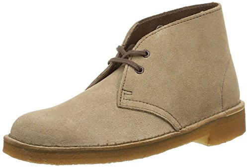 Clarks Originals Desert, Stivali Donna, Grigio (Wolf), 37 EU