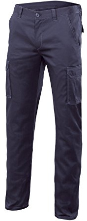 Velilla 103002S - Pantalón multibolsillos (talla 44) color azul marino