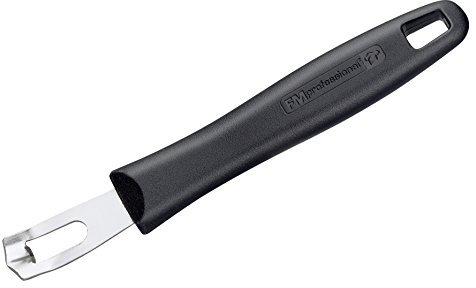 FMprofessional Ziliermesser 16 cm CHEF, (Farbe: Edelstahl/Schwarz), Menge: 1 Stück