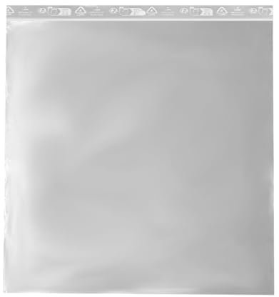 Lot de 50 sachets 400 x 400 mm fermeture zip Transparent. Sachet fermeture zip 40 x 40 cm 50u sac plastique compatible alimentaire et congélation de marque UNIVERS GRAPHIQUE REF UGZ400400