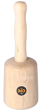 exzellent gefertigter Bildhauerklüpfel , Knüpfel, Klipfel, Klüpfel, Klöpfel oder Schlägel aus einem Stück gedrechselter Weißbuche 80mm Bildhauerklüpfel Glockenform Weißbuche 90mm 590g