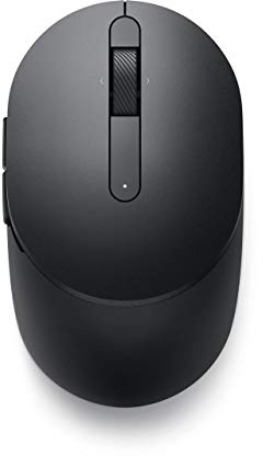 Dell MS5120W Mobile Pro Wireless Mouse – Wireless 2.4GHz, Bluetooth 5.0, Microsoft Swift Pair/Dell Pair (Windows 10 & 11 only), Optical LED Sensor - Gray
