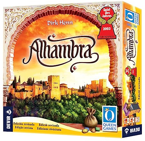 Devir - Alhambra, Juego de Mesa de Construcción , Juego de Ingenio con Amigos, 8 años (BGALHA)