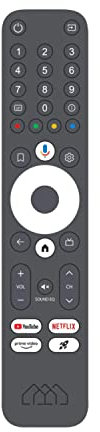 Dune HD-Fernbedienung, Premium Bluetooth, nur Box R 4K Plus, Premier Pro, Homatics Box R 4K Plus, Sprachsteuerung, Zusätzliche IR-Steuerung