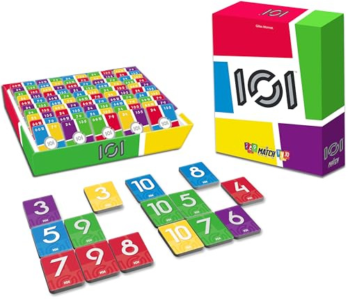SPOT GAMES Spel 101, Matchen, reflektion och avdrag, Familj, Vuxna, Tvåspel eller Sudoku Solitaire