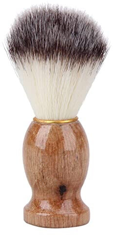 Pennello da barba da uomo con setole di tasso, da barbiere, per la pulizia del viso, per la pulizia della barba, in schiuma, elegante, durevole e alla moda