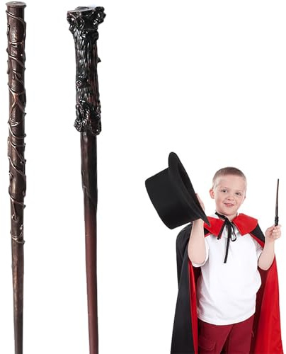 dinghaole 2pcs Cosplay Costumes Accessories,11.8inch Magic Wand,Toy For Halloween,magician Wand For Pretend Play For Adults,wizard Wand