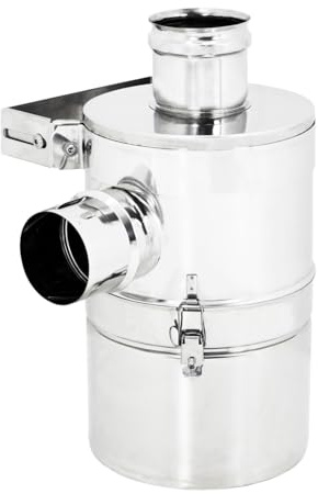 ALLINOX Kit Abbattitore di Fuliggine Ad Acqua Per Stufa a Pellet Filtrazione Efficace Riduzione Fumo e Polveri Sottili MADE IN ITALY (DN 100)