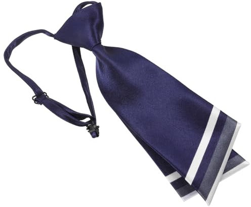 WOFASHPURET Doppellagige Krawatte Für Damen Schwarze Krawatte Für Schuluniformen Kleidergürtel Schnalle Elegantes Modeaccessoire