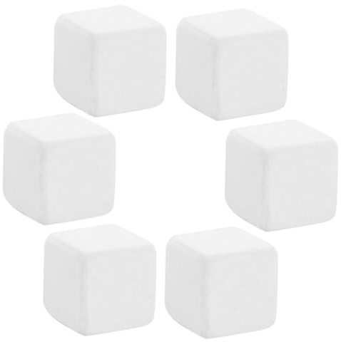 TOYANDONA 6 pcs Turtle Calcium Cubes Natural Calcium Mineral Blocks for Tortoise Feeding Reptile Substrate Dissolve in Water or Add to Food Bowl for Turtle Gecko Lizard Aquarium Supply