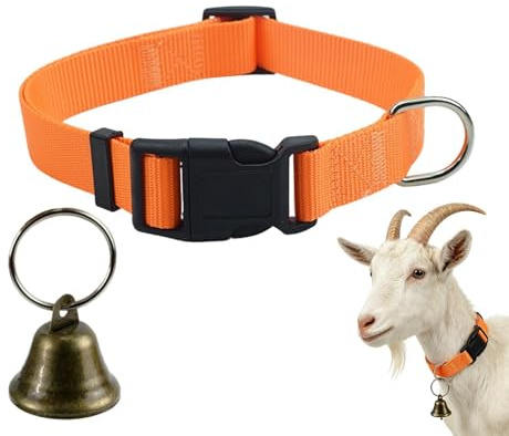 Collari Per Capre Con Campanelli - Fibbia A Sgancio Rapido,Collari Di Posizionamento Per Mucche,per Agricoltori Allevatori Pastori Ranch Fattoria Fienile Cortile Pascolo Aperto Pascolo