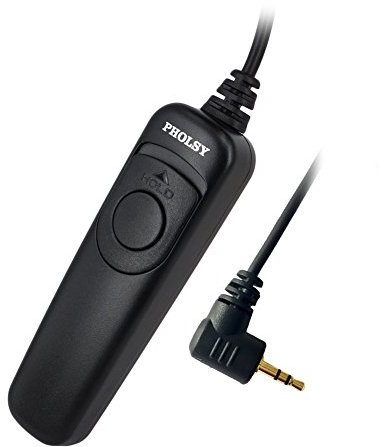 PHOLSY Cable Disparador Remoto C6 Cámara Mando a Distancia/Cable Remoto para Canon EOS R6 RP 90D 250D 200D 850D; para Olympus OM-1 EM1X EM1-III EM5-III; para Fuji GFX50R X-Pro3 XT3 XT4 XT30II
