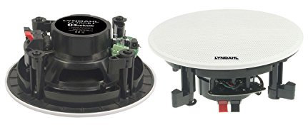 zalias Lyndahl CS200BT 2-Wege Bluetoothlautsprecher Deckenlautsprecher Einbaulautsprecher mit Bluetooth, 1 Paar Boxen (2 Speaker), Decken-Einbaulautsprecher, Einbauboxen