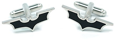 Teri de Boutique Fashion joyería de la Super Hero Batman Hombres Boda Negocios Gemelos w/Caja de Regalo