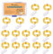 LED Lichterkette Batterie, 2M 20LEDs Micro LED Lichterkette Kupfer Drahtlichterkette Wasserdichte Lichter für DIY Party Hochzeit Weihnachten Halloween Innen Aussen Deko (Warmweiß, 16 Stück)