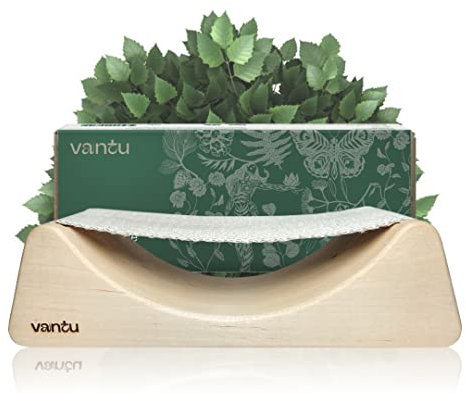 Appui-tête de sauna ergonomique | Coussin de sauna en bois et lin | Accessoires sauna pour un confort maximum | Sauna appui-tête en bois