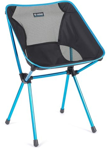 Helinox Café Chair Collapsible Outdoor Dining Chair, Black