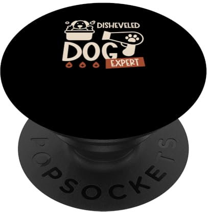 Zerzauste Hunde Lustige Hundepflege PopSockets mit austauschbarem PopGrip