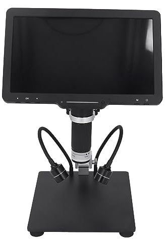 1600X Digitalmikroskop, Digitales Elektronenmikroskop 1600X 1080P 24MP 10,1 Zoll IPS LCD Lötmikroskop Mit LED-Lichtfernbedienung