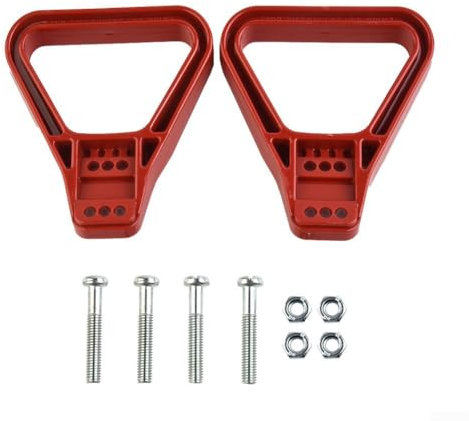 2 maniglie per connettere/scollegare rapidamente la batteria, 120 A/175 A 600 V, connettore di alimentazione per carrello elevatore (175 A, rosso)