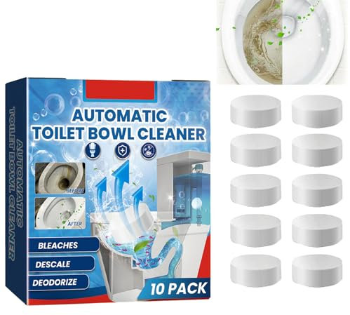 Pastillas para Limpiar Baños,Limpiador de Inodoro con Lejía,Pastillas de Limpieza de WC,Tableta para Limpiar Baños,Tabletas de Limpieza Eficiencia Inodoros,Tabletas de Limpieza de Inodoro,16PCS