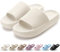 HEOAARG Zapatillas de Estar por Casa Mujer Hombre Zapatillas Nube Suave Chanclas de Baño Ligeras Pantuflas Chancletas Slippers Antideslizante Transpirables，Beige，46-47 EU