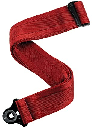Planet Waves D'Addario Auto Lock Guitar Strap Nylon Blood Red