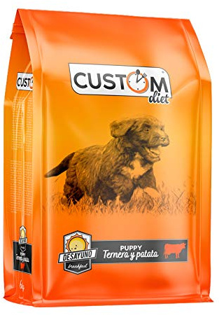 Custom Diet Desayuno Para Cachorros Sin Cereales Con Ternera Y Patata 6 Kg Comida para Perros