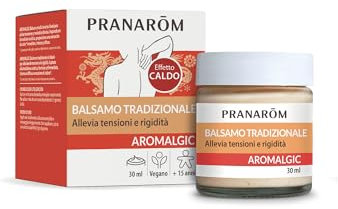 Pranarôm - Aromalgic Balsamo Tradizionale - Dona Sollievo a Articolazioni e Muscoli - Effetto Caldo - A base di Oli Essenziali HECT BIO - 30 ml