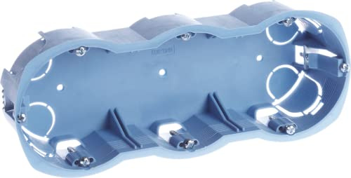 EUR'OHM Boite placo triple diamètre 67/68mm entraxe 57mm profondeur 40mm - Câble gaine et connectique