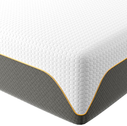 Doubleslee Memory Foam Mattress, 4FT6 Double Mattress, Medium, 135x190x20cm | Double memory foam mattress with Soft Skin-friendly Durable, Sleep Cooler and Back Pain Relief, Washable Cover
