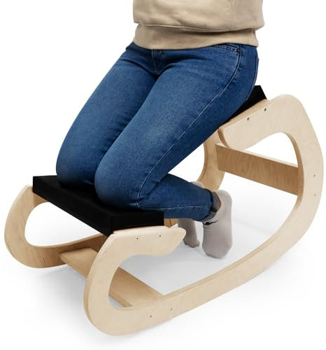 CAWI Ergonomischer Kniestuhl und Schaukelstuhl - Verbessern Sie Ihre Haltung zu Hause und im Büro