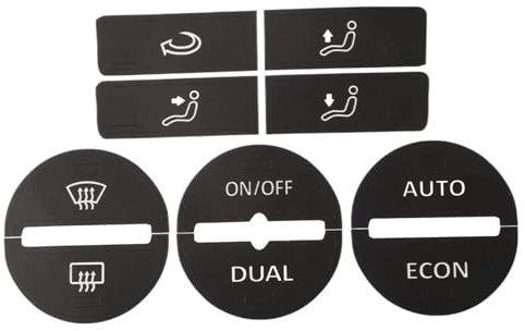 Climatiseur, Fenêtre, Climat, Usure, Pelage, Bouton, Autocollant de réparation, Bouton de Commande AC, Autocollant, Accessoires Automobiles adaptés for Mk5