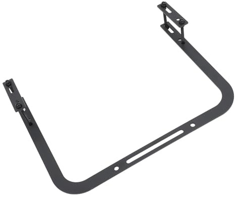 BAFOVY Madrass Skjutpropp Stål Madrasshållare 2-pack Justerbar 6,9 i Höjd Ingen Borrinstallation med Polerade Skruvar för Metallbäddram Madrasshållare
