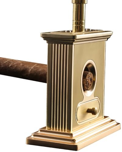 Cigarrskärare, rostfritt stål giljotin för skrivbord, viktiga verktyg för hemmabar, för män, premium cigarrtillbehör