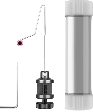 GMBYLBY Dispositif de déconnexion d ' hameçon de sécurité, dissolvant Rapide d ' hameçon avec Tube de Stockage, dégorgeoir de pêche, dissolvant de pêche, Base en Aluminium Stable